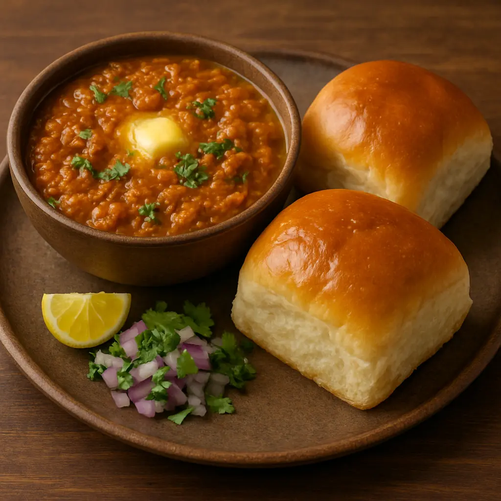 Delicious Pao Bhaji at Desi Club in Edmonton, AB